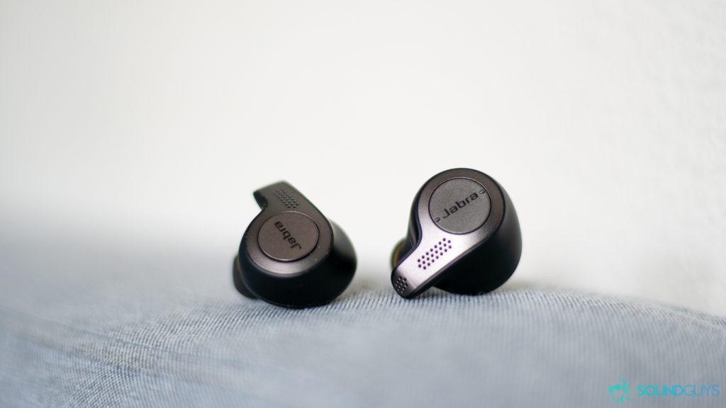 The Jabra Elite 65t pictured next to each other.