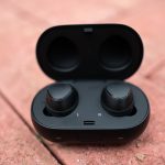 The charging case of the Samsung Gear IconX quick charges the earbuds.
