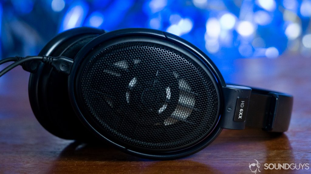 A photo of the Drop x Sennheiser HD 6XX on a desk, which are some of the best Sennheiser headphones available.