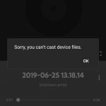 YouTube Music Premium mobile app restriction dialogue pop-up.