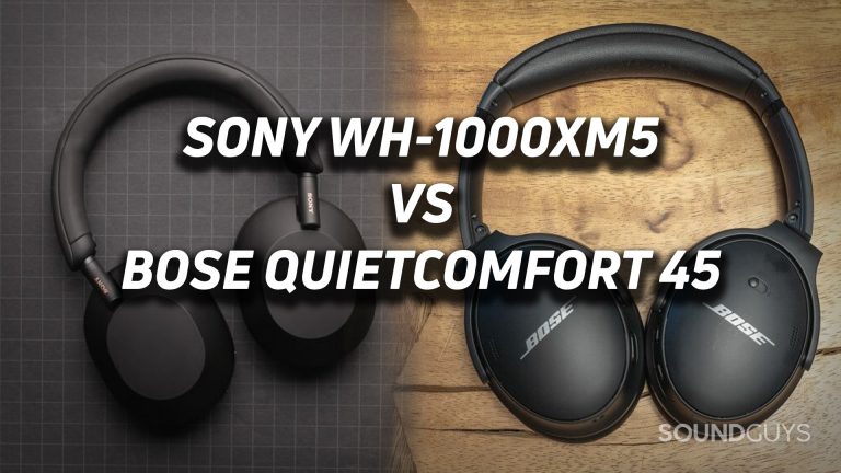 Sony WH-1000XM5 vs Bose QuietComfort 45 - SoundGuys