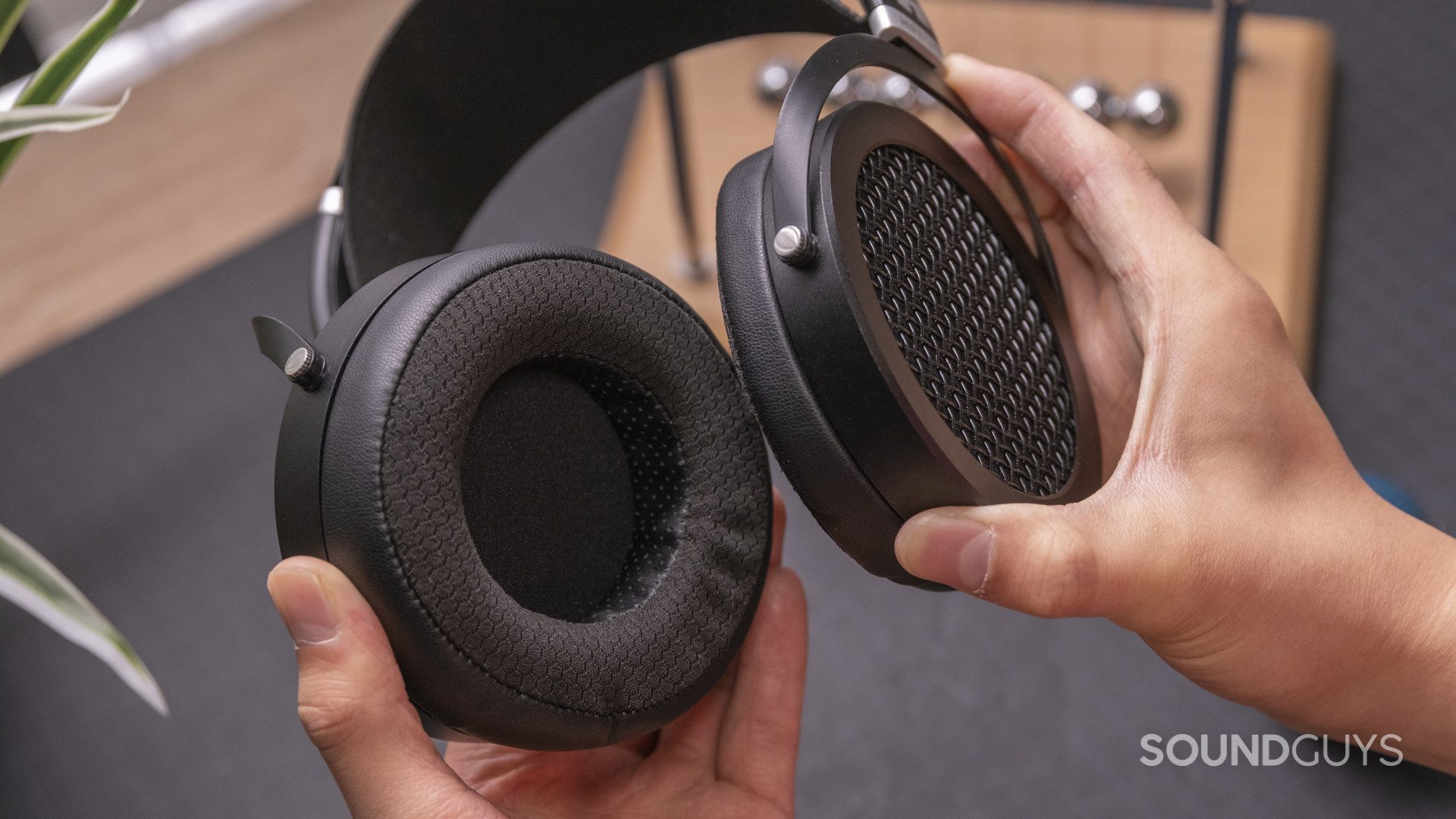 Headphones Audiohifiman Sundara Planar Magnetic Headphones - Wood Ear  Cups, Wired Audio