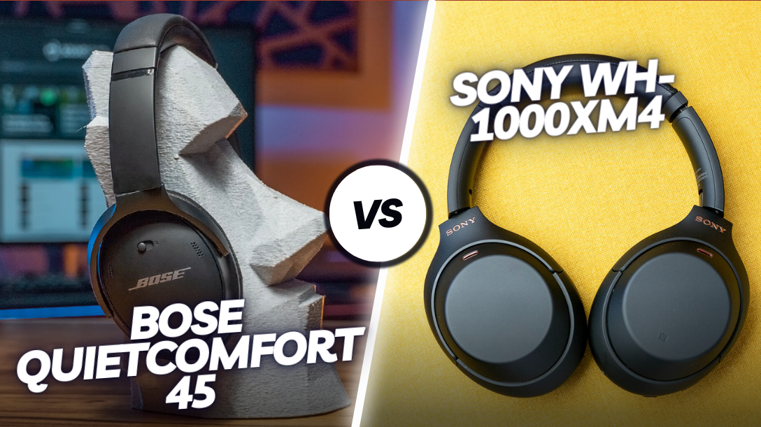 Bose QuietComfort 45 vs Sony WH-1000XM4 - SoundGuys