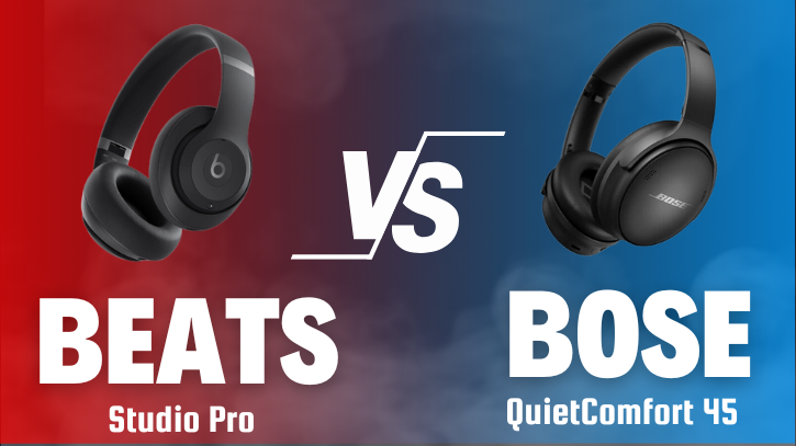 Beats Studio Pro vs Bose QuietComfort 45 - SoundGuys
