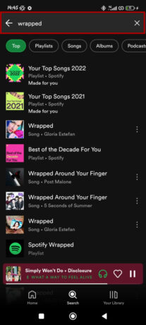 how to see wrapped presentation spotify