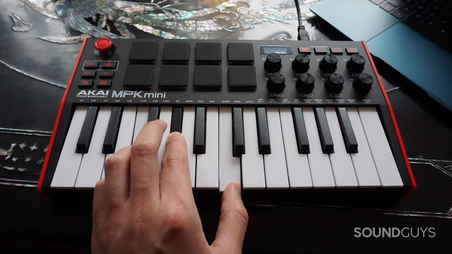 The AKAI Professional MPK Mini MK3 supports chordal playing