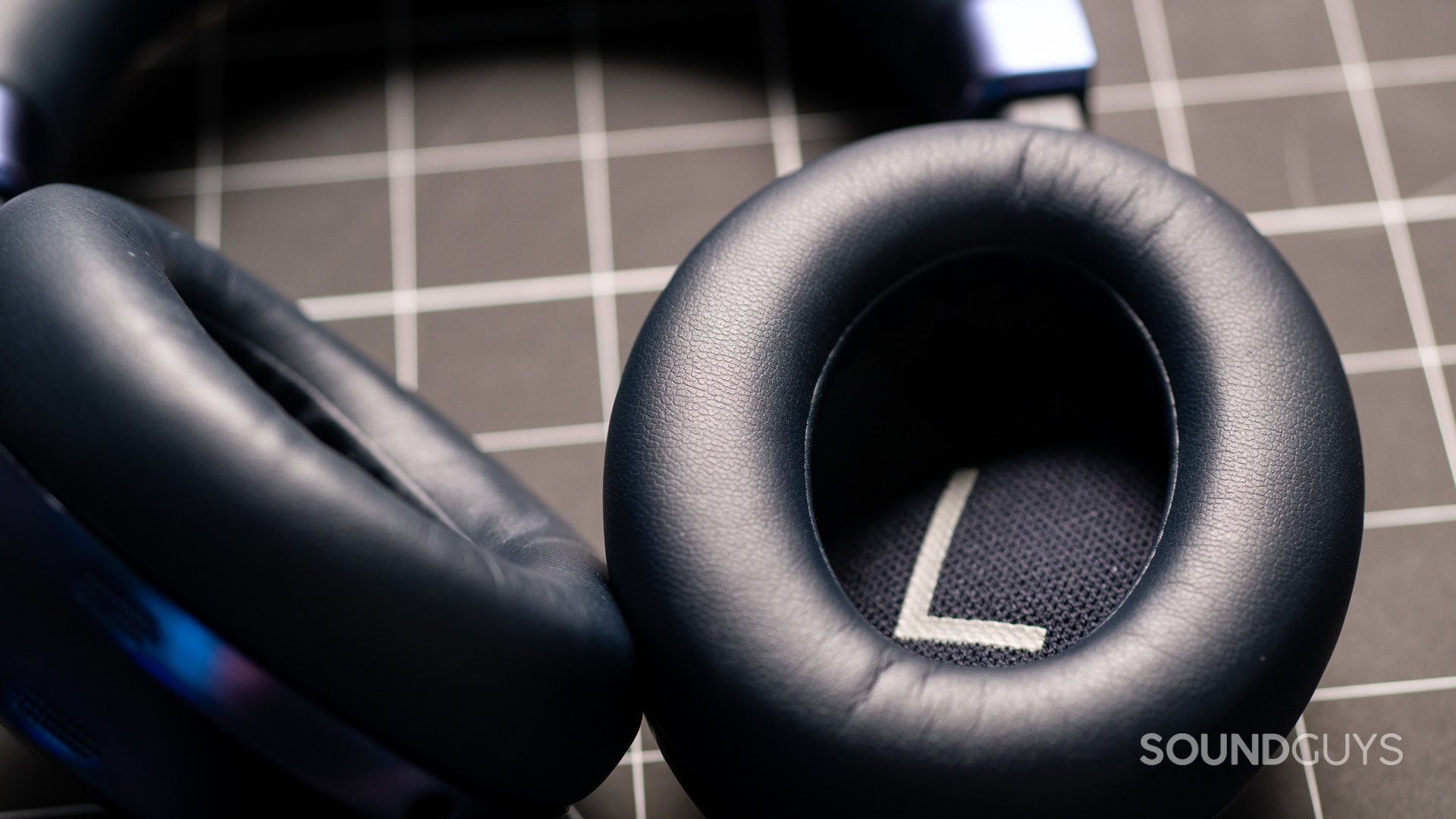 A close-up photo of the Raycon Everyday Headphones Pro's ear cups.