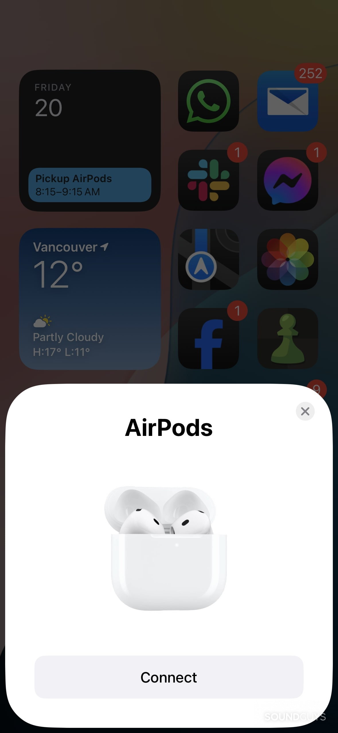 AirPods 4 pairing card.