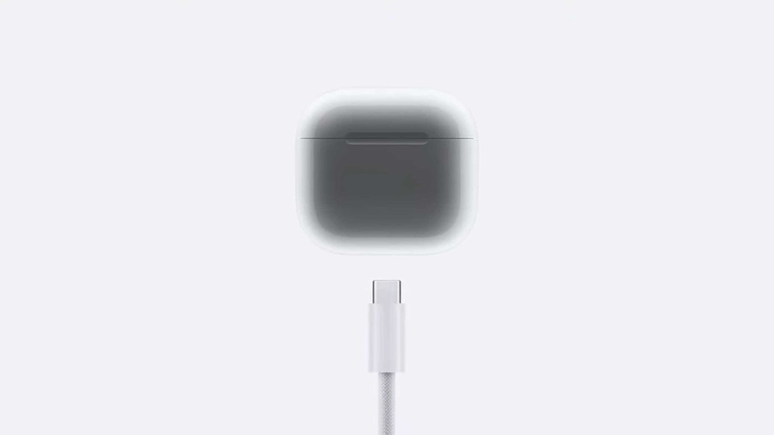 Apple AirPods 4 charging. 