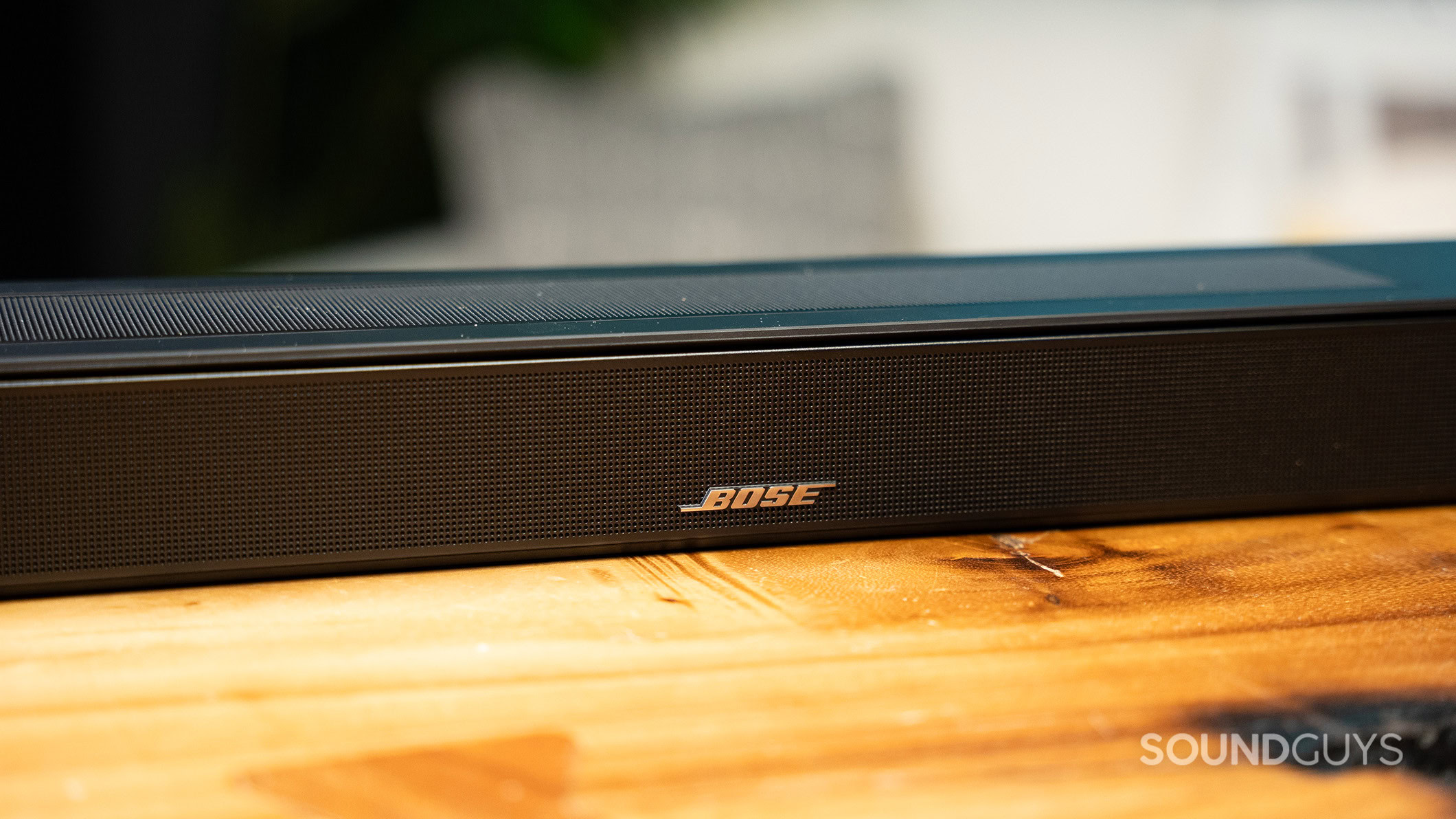 The Bose Smart Soundbar on a table.