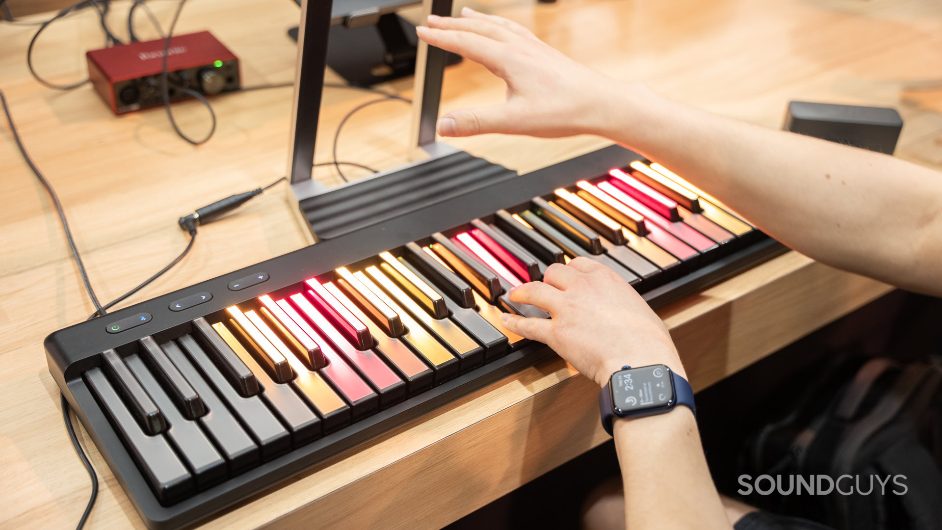 Roli Piano with Roli AirWave.