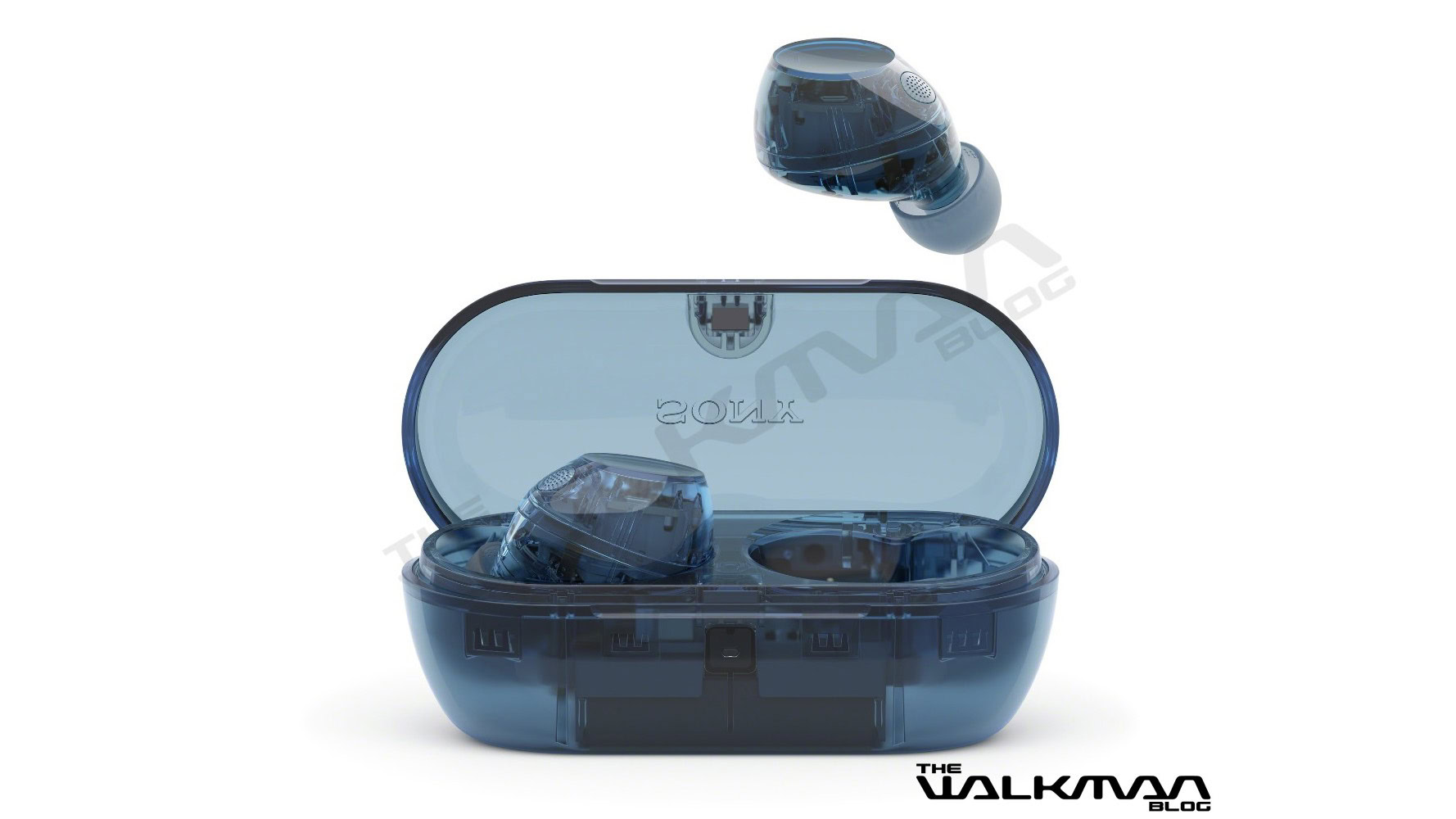 Sony WF-C710N transparent blue.